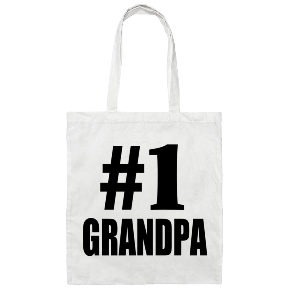Number One #1 Grandpa - Tote Bag White