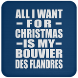All I Want For Christmas Is My Bouvier Des Flandres - Coaster