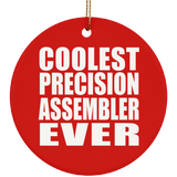 Coolest Precision Assembler Ever - Circle Ornament