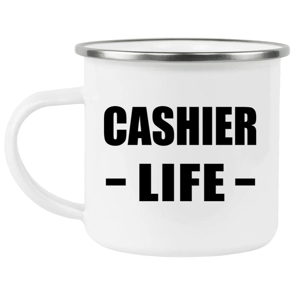 Cashier Life - 12oz Camping Mug