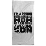 Proud Photojournalist Mom Of Awesome Son - Hand Towel