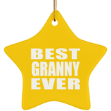 Best Granny Ever - Star Ornament