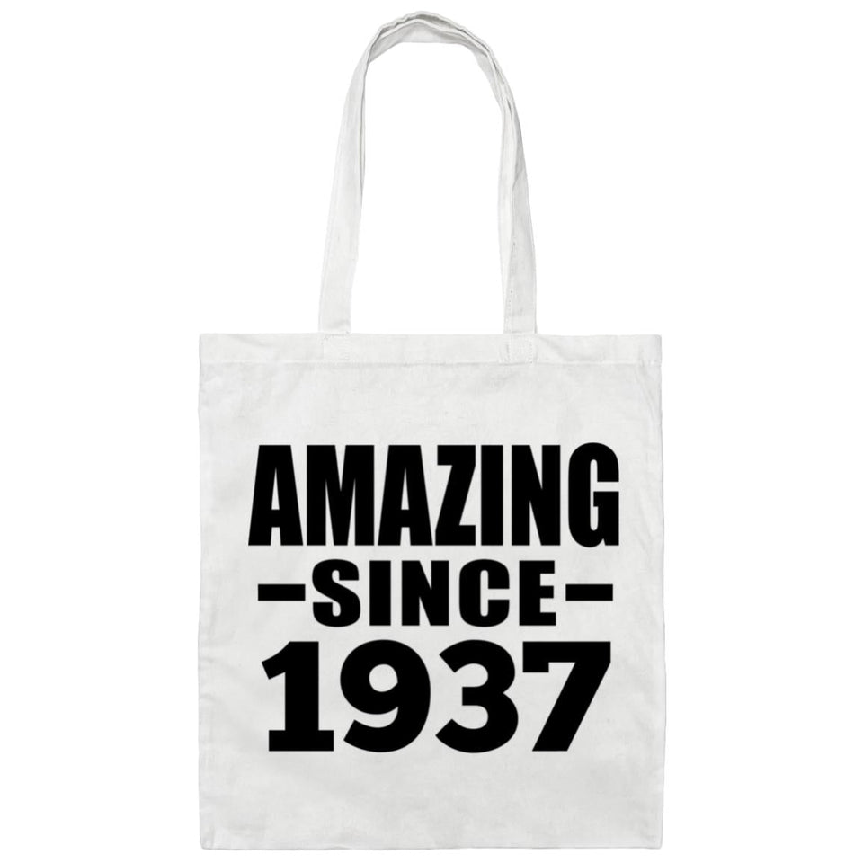 87th Birthday Amazing Since 1937 - Tote Bag White