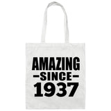 87th Birthday Amazing Since 1937 - Tote Bag White