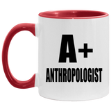 A+ Anthropologist - 11oz Accent Mug Red
