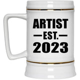 Artist Established EST. 2023 - Beer Stein