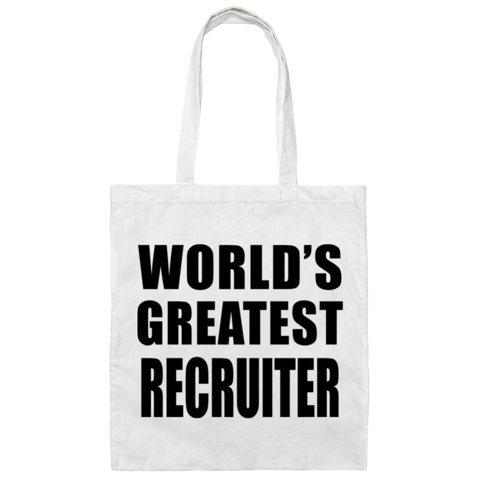 World's Greatest Recruiter - Tote Bag White