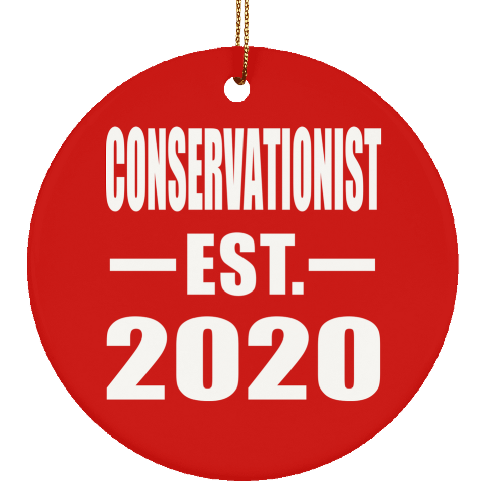 Conservationist Established EST. 2020 - Circle Ornament