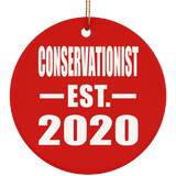 Conservationist Established EST. 2020 - Circle Ornament