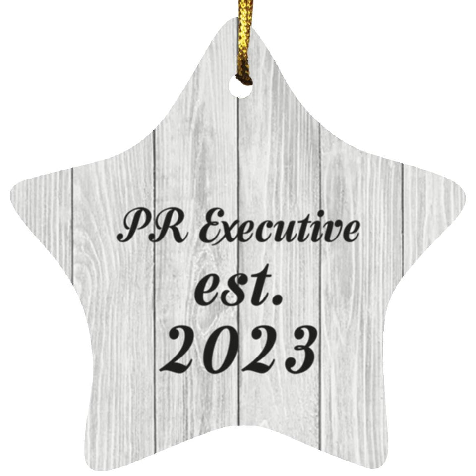 PR Executive Established Est. 2023 - Star Ornament F