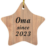 Oma Since 2023 - Star Ornament C