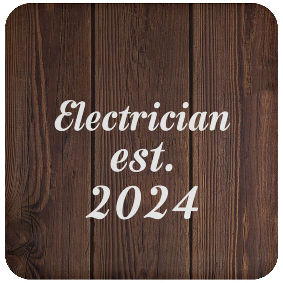 Electrician Established Est. 2024 - Drink Coaster D