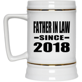 Father In Law Since 2018 - Beer Stein