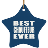 Best Chauffeur Ever - Star Ornament