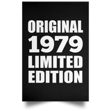 45th Birthday Original 1979 Limited Edition - Poster Portrait