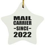 Mail Carrier Since 2022 - Star Ornament