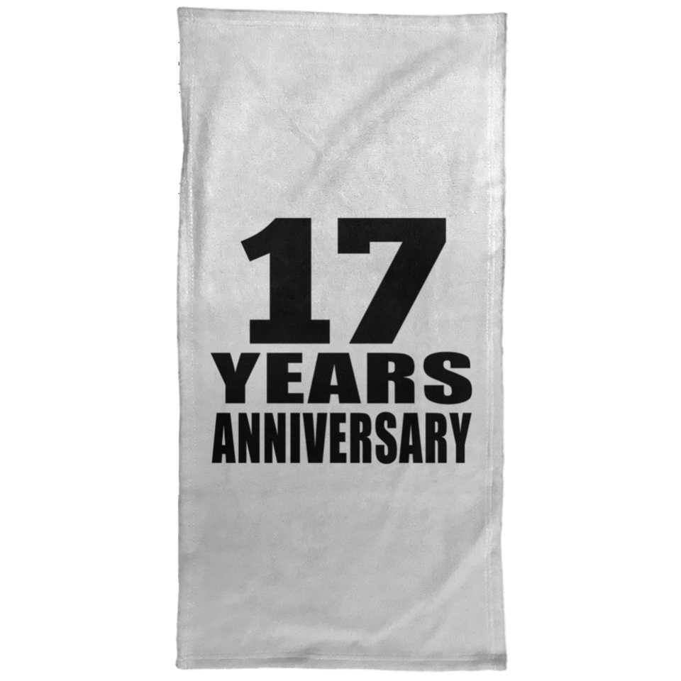 17th Anniversary 17 Years Anniversary - Hand Towel