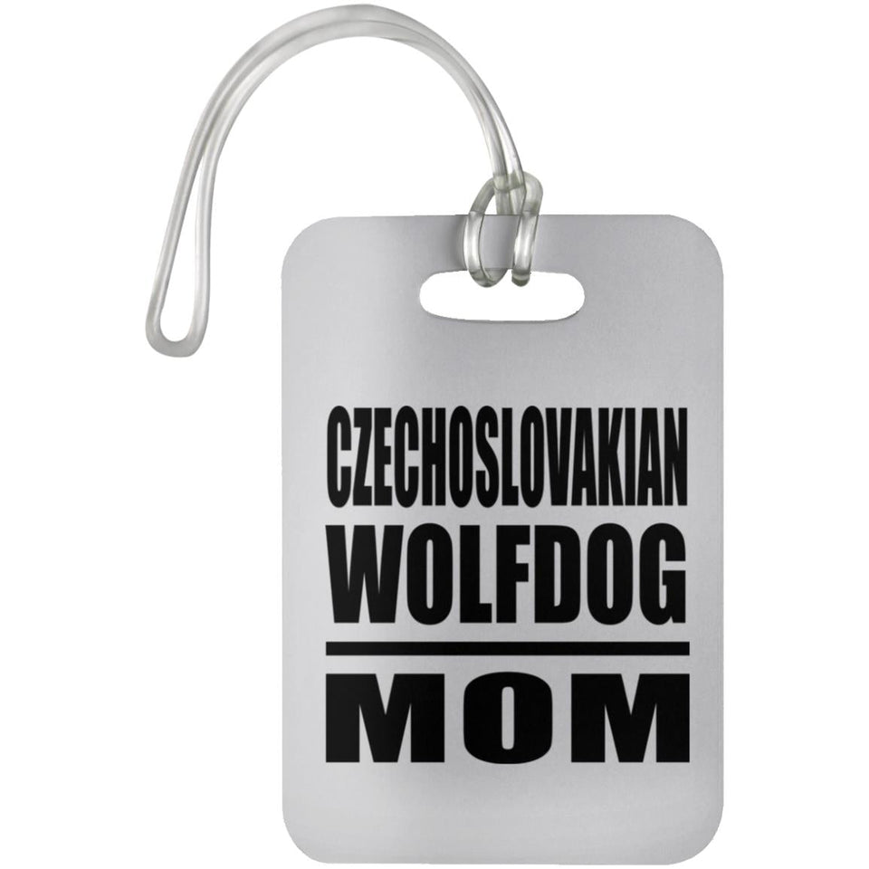Czechoslovakian Wolfdog Mom - Luggage Bag Tag