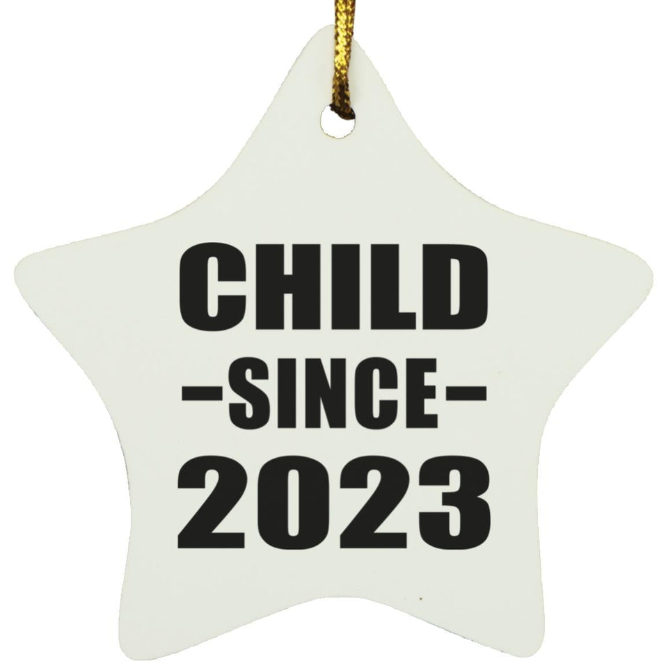Child Since 2023 - Star Ornament
