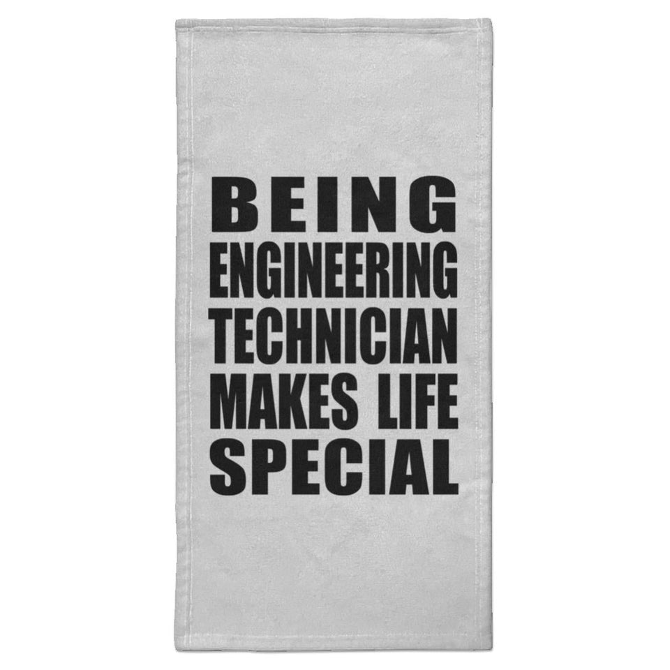 Being Engineering Technician Makes Life Special - Hand Towel