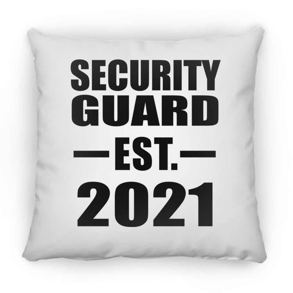 Security Guard Established EST. 2021 - Throw Pillow