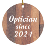 Optician Since 2024 - Circle Ornament E