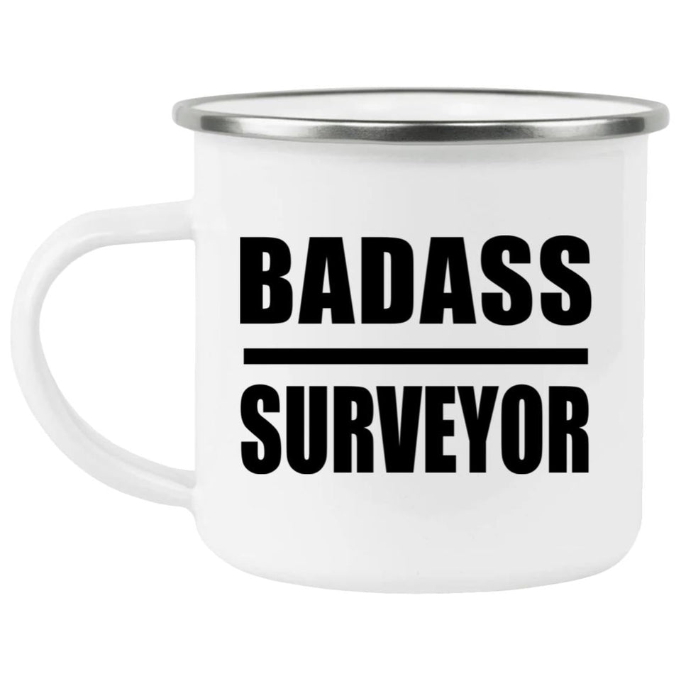 Badass Surveyor - 12oz Camping Mug