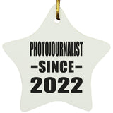 Photojournalist Since 2022 - Star Ornament