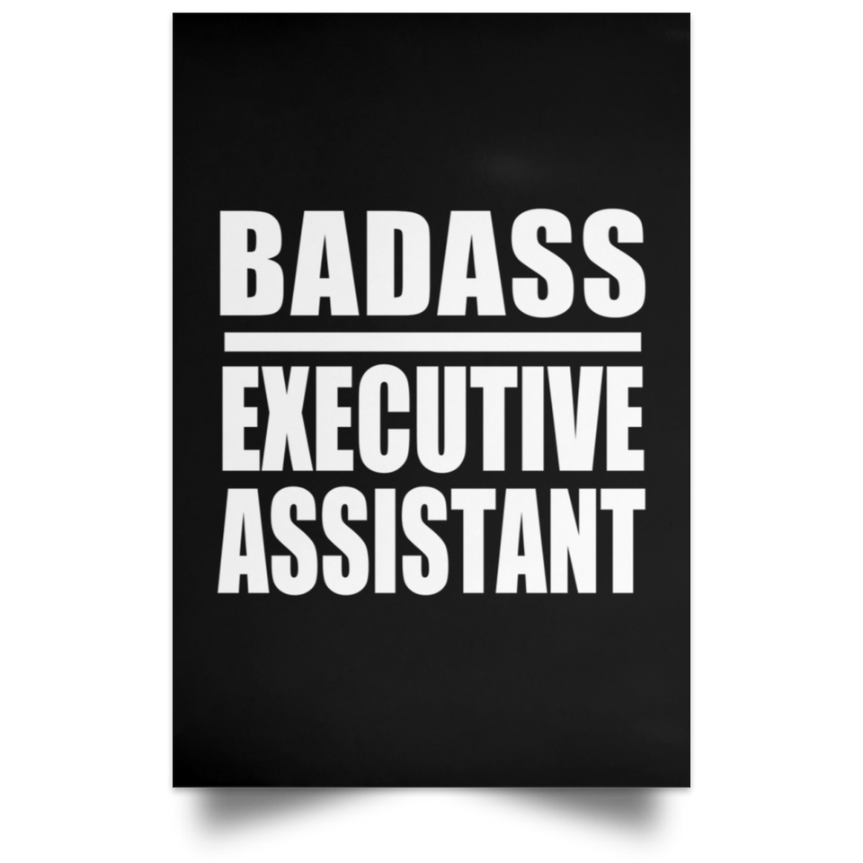 Badass Executive Assistant - Poster Portrait