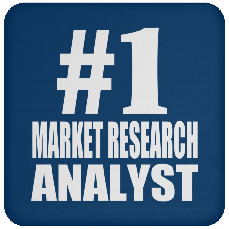 Number One #1 Market Research Analyst - Drink Coaster