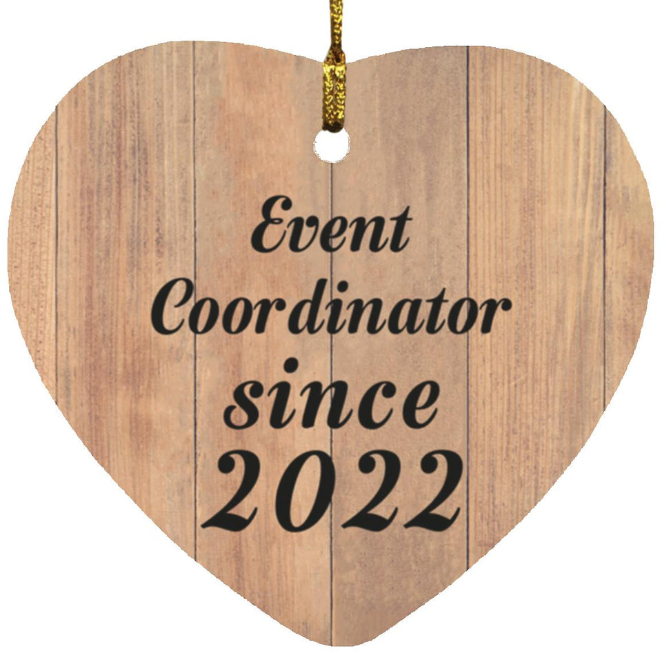 Event Coordinator Since 2022 - Heart Ornament C