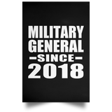 Military General Since 2018 - Poster Portrait