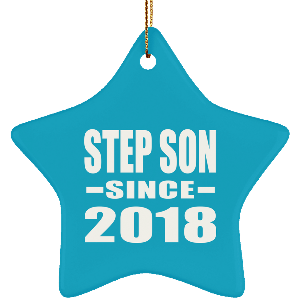 Step Son Since 2018 - Star Ornament