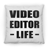 Video Editor Life - Throw Pillow