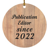 Publication Editor Since 2022 - Circle Ornament C