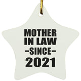 Mother In Law Since 2021 - Star Ornament
