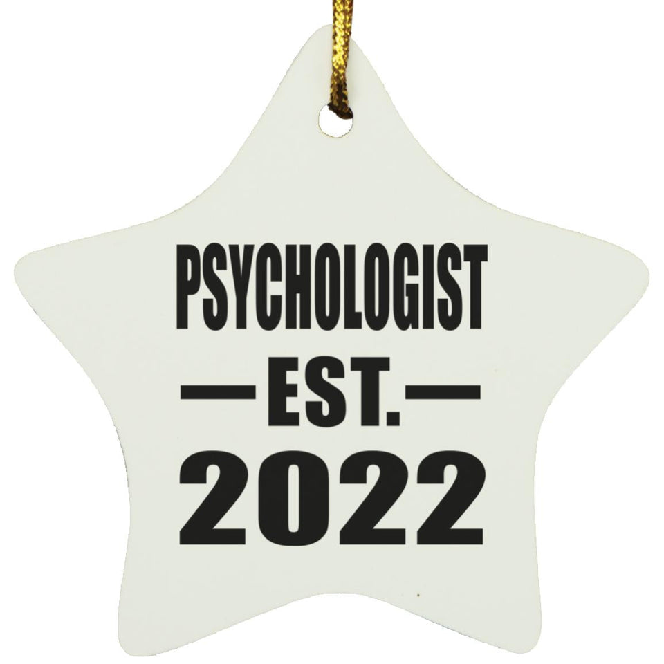 Psychologist Established EST. 2022 - Star Ornament