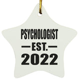 Psychologist Established EST. 2022 - Star Ornament