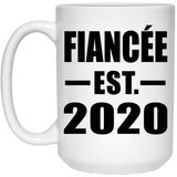 Fiancee Established EST. 2020 - 15oz Coffee Mug