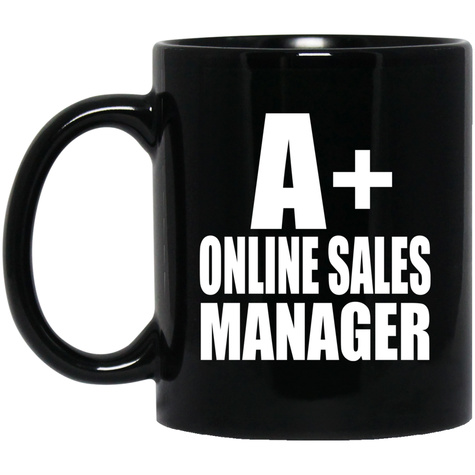 A+ Online Sales Manager - 11oz Coffee Mug Black
