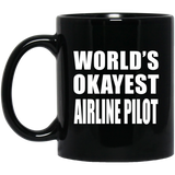 World's Okayest Airline Pilot - 11 Oz Coffee Mug