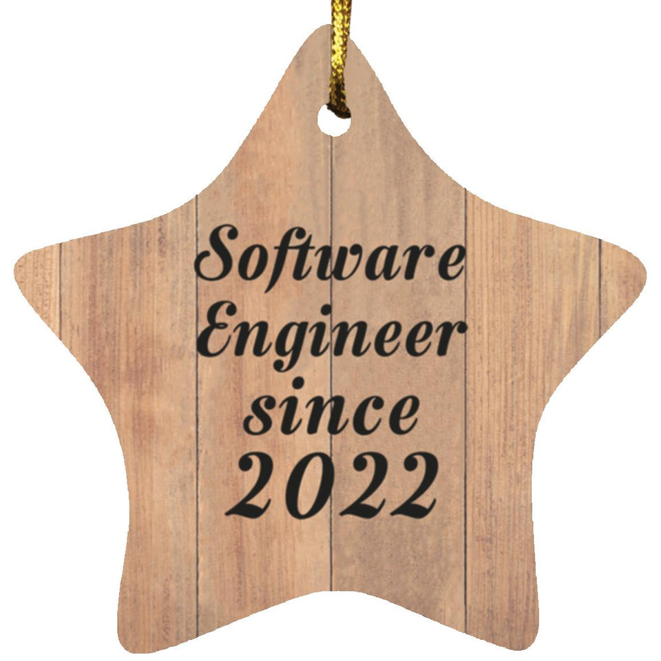 Software Engineer Since 2022 - Star Ornament C