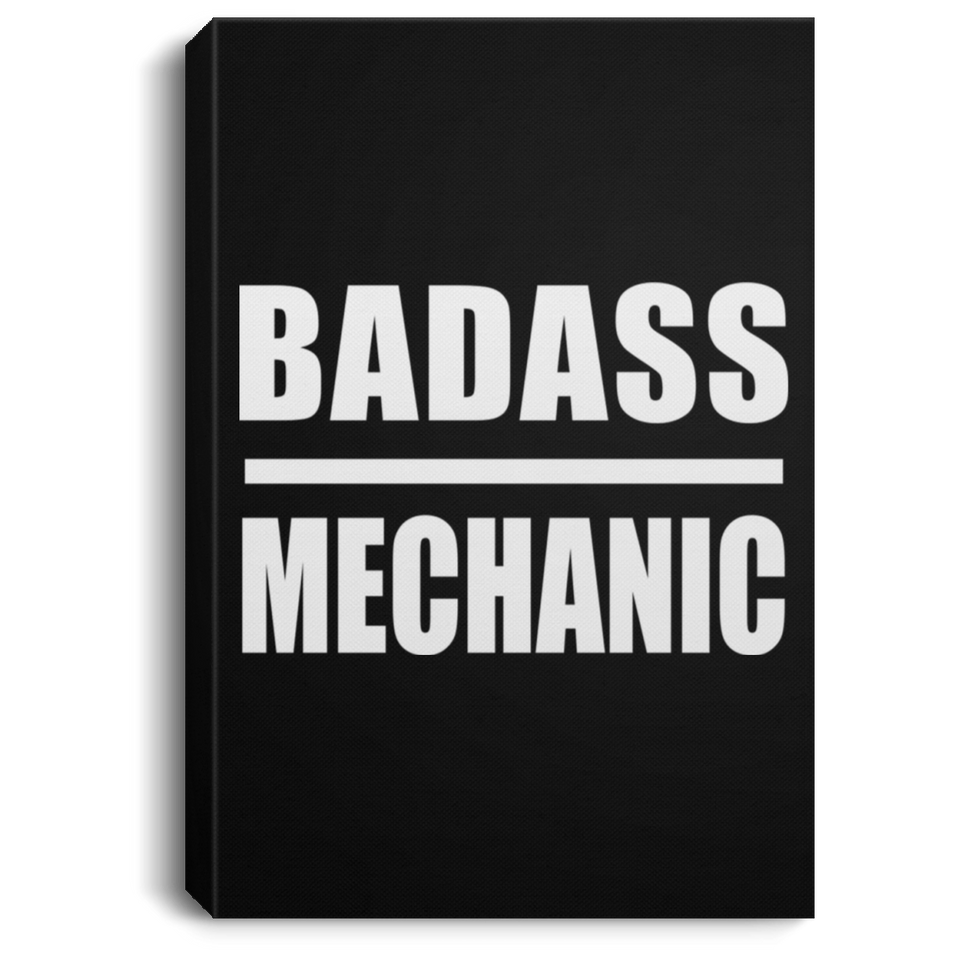 Badass Mechanic - Canvas Portrait
