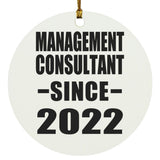 Management Consultant Since 2022 - Circle Ornament