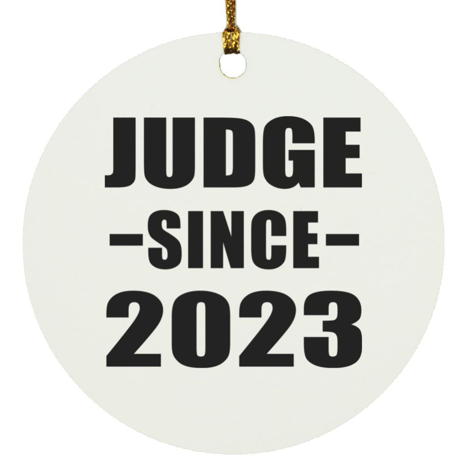 Judge Since 2023 - Circle Ornament