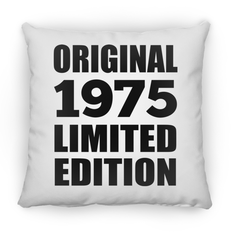 49th Birthday Original 1975 Limited Edition - Throw Pillow