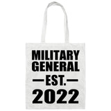 Military General Established EST. 2022 - Tote Bag White