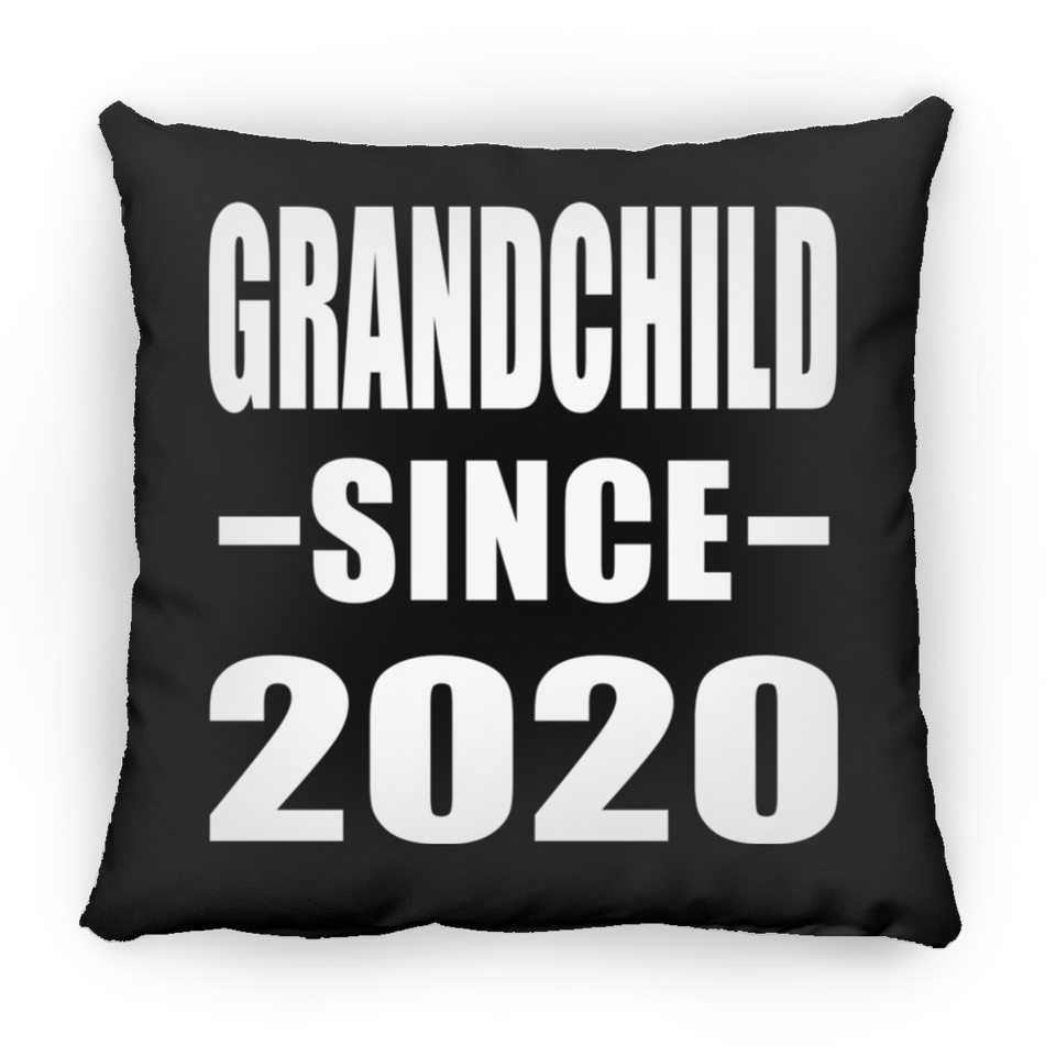 Grandchild Since 2020 - Throw Pillow Black