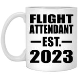 Flight Attendant Established EST. 2023 - 11oz Coffee Mug