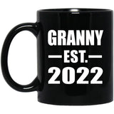 Granny Established EST. 2022 - 11oz Coffee Mug Black